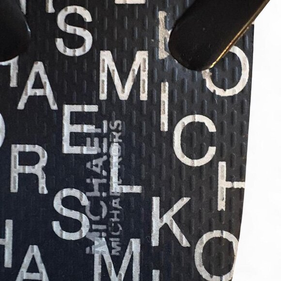 Michael Kors black and white flip flops Women's Size 10 - Picture 7 of 7